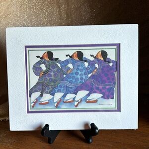 1991 Barbara Lavalee “Chorus Line” matted print sealed in original packaging